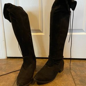 Steve Madden suede over the knee boots